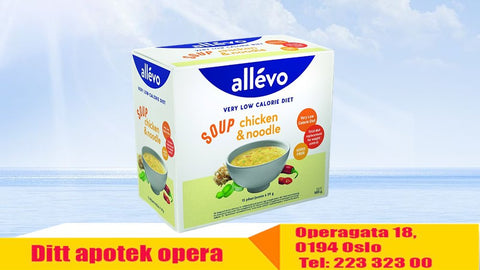 Allevo VLCD suppe chicken & noodle 15 x 39 g, 953702