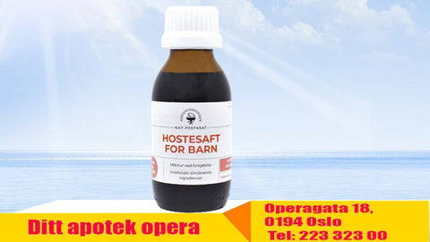 Hostesaft for barn NAF Mikstur 25 mg/ml/50 mg/ml, 251306