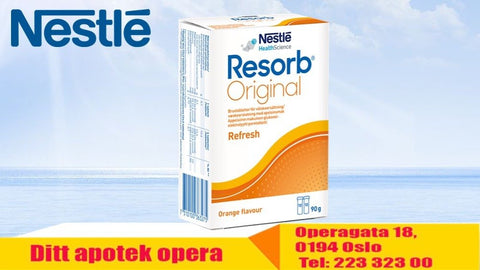 Resorb Original appelsin brusetabletter med appelsinsmak 2 x 10 g