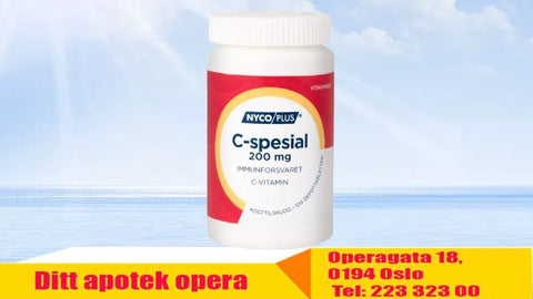 Nycoplus Vitamin C Spesial 200 mg 100 depotabletter, 923111