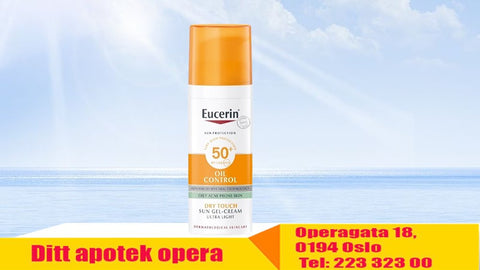 Eucerin Oil Control Sun Gel-Cream SPF50+ 50 ml, Varenummer: 925519