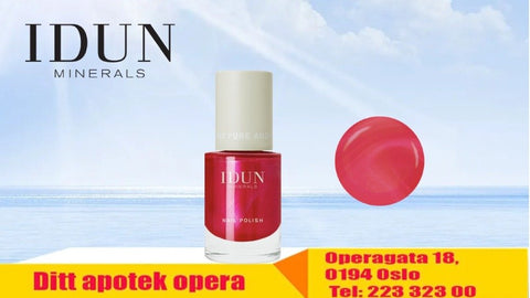 IDUN Minerals Neglelakk Cinnober, 11ml, 963764