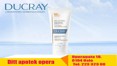 Ducray Melascreen UV Fluid SPF50+ mot mørke flekker 50 ml, 975793