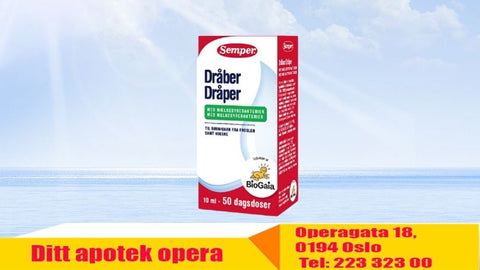 Semper dråper melkesyrebakterier 10 ml 996006