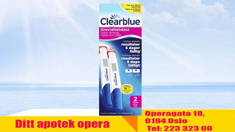 Clearblue Digital ultratidlig graviditetstest 2stk, 968816