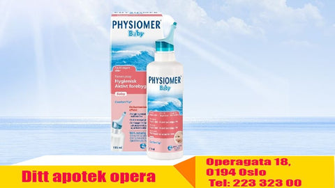 Physiomer Baby Nesespray, saltvannsskylling, 115 ml,  868465