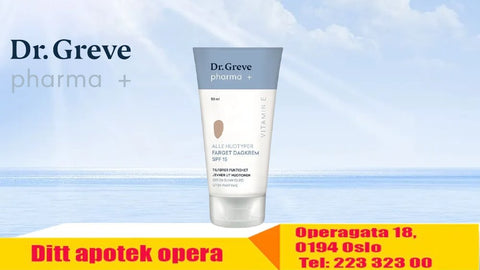 Dr Greve Pharma farget dagkrem uten parfyme SPF15 50 ml , 904643