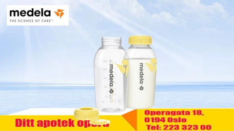 Medela flaske til morsmelk 250 ml 2 pk, 903462