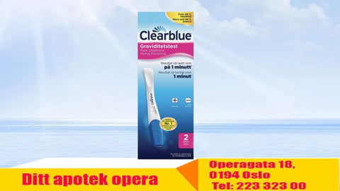 Clearblue graviditetstest 2 stk, 903267