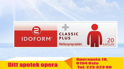 IDOFORM Classic Plus melkesyrebakterier kapsler 20 stk, 903787