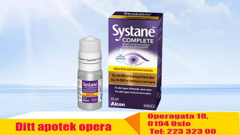 Systane Complete øyedråper uten konserveringsmidler 10 ml, 844861