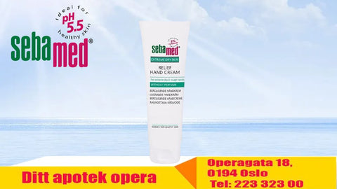 Sebamed Hand Relief Cream 5% carbamide uten parfyme 75 ml, 830668