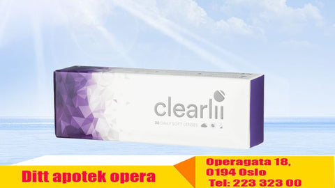 Clearlii Daily endagslinser 30 pk Forskjellige Type