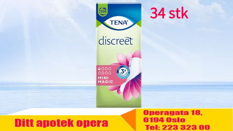 TENA Discreet Mini Magic truseinnlegg 34 stk