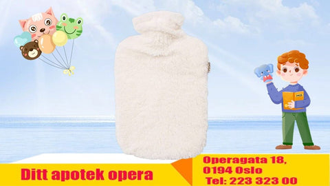 Snugg varmeflaske med trekk 1stk, 826102