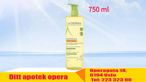 A-Derma Exomega Control Shower Oil 750 ml, 852324