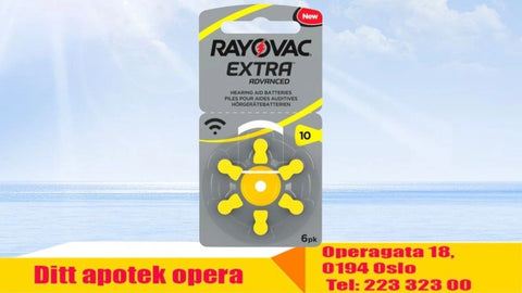 Rayovac Extra Advanced batteri for høreapparat 10, 942937