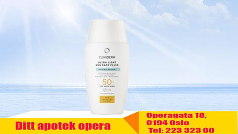 Cliniderm Sun Face Fluid SPF50 40 ml, Varenummer: 965889