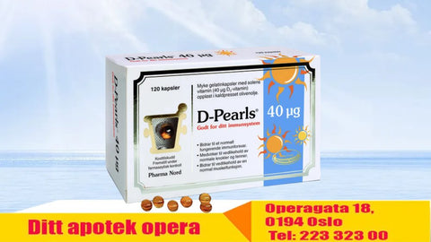 D-Pearls 40 mcg 120 kapsler, 811961