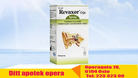 Revaxør Olje ørespray forebyggende 15ml, 837439