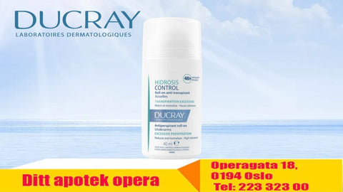 Ducray Hidrosis Control Roll-on anti-perspirant deodorant 40 ml, 804345