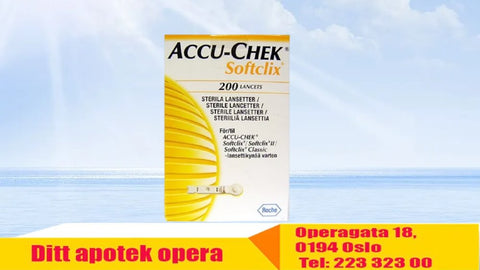 Accu-Chek Softclix lansetter 200 stk, 867044