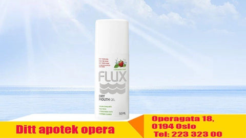 Flux Dry Mouth Gel jordbærmint 50 ml, 876422