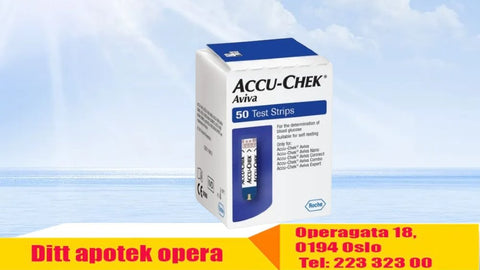 Accu-Chek Aviva blodsukkerstrimler - 50 strimler, 886877