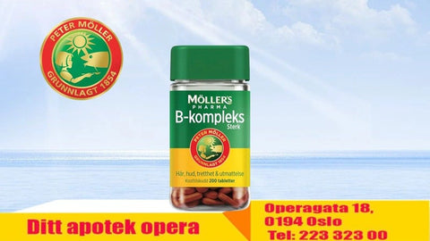 Möller's Pharma B-kompleks 200 tabletter, 923696