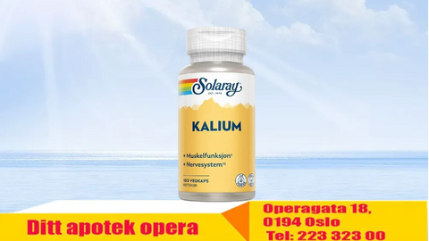 Solaray Kalium 100 Kapsler, 691603