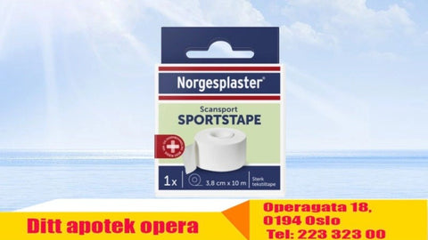Scansport sportstape 38mmx10m 1 stk, 819847