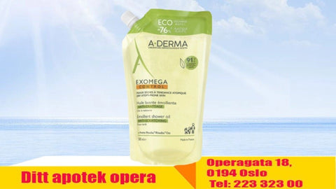 A-Derma Exomega Control Shower Oil refill 500 ml, 965419