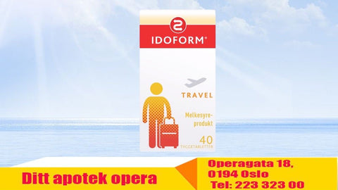 IDOFORM Travel melkesyrebakterier tyggtabletter 40 stk, 903481