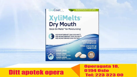 XyliMelts klebetabletter mild mint 40 stk, 906590