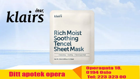 Klairs Rich Moist Soothing Tencel Sheet Mask 1 stk