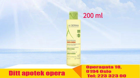 A-Derma Exomega Control Shower Oil 200 ml, 919445