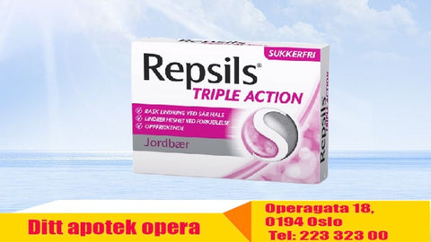 Repsils Triple Action jordbær 24 stk, 949626