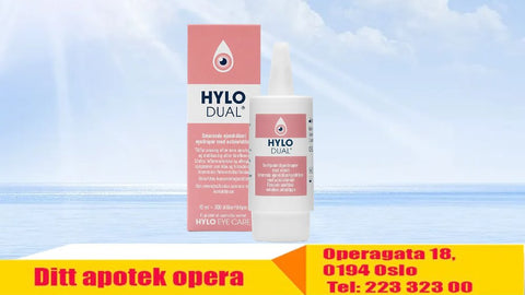 Hylo Dual smørende øyedråper 10 ml, 831202