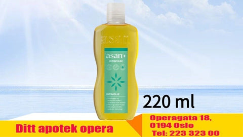 Asan+ intimvaskeolje 220 ml, 989763