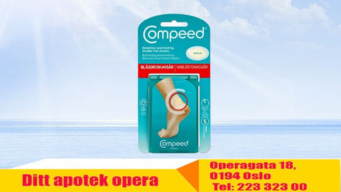 Compeed gnagsårplaster medium 5 stk, 819334