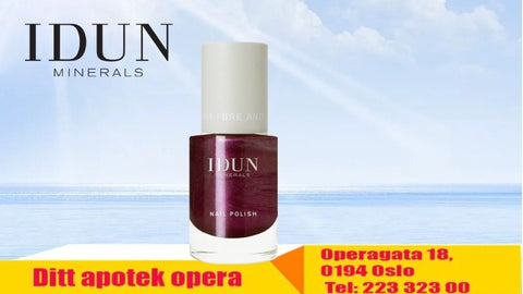 IDUN Minerals neglelakk Obsidian 11 ml, 996339