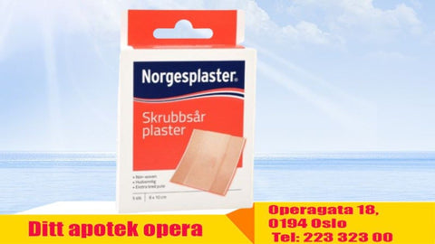 Norgesplaster Skrubbsårplaster 5stk 8x10cm