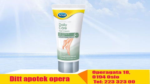 Scholl Daily Care fotkrem 150 ml